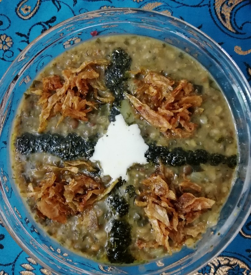آش عدس بلغور