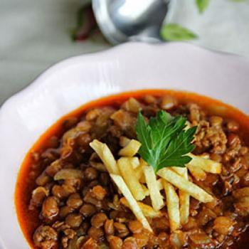 مرجو خورش (خورش عدس طالقان )