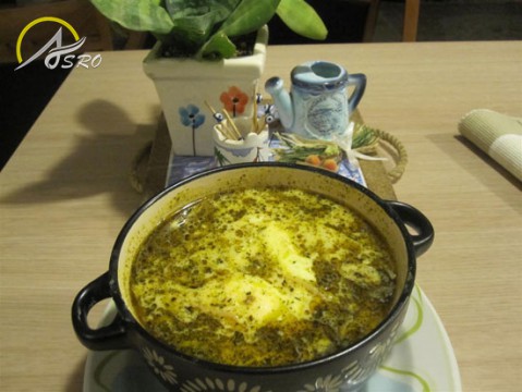 اشکنه بلغور شیر