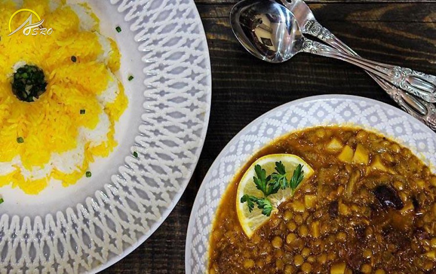 مرجو خورش (خورش عدس طالقان )